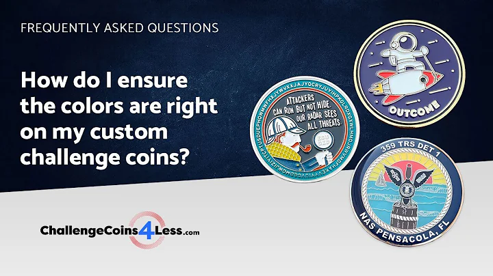 Custom Challenge Coins - How do I ensure the colors are right?