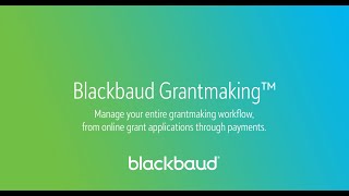 Blackbaud Grantmaking