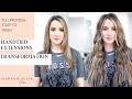 INSTALLING HAND TIED HAIR EXTENSIONS // CHOOSING EXTENSION COLORS AND BLENDING