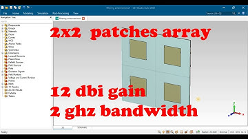 filtering antenna design results in cst