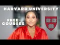 FREE Online Courses From Harvard University