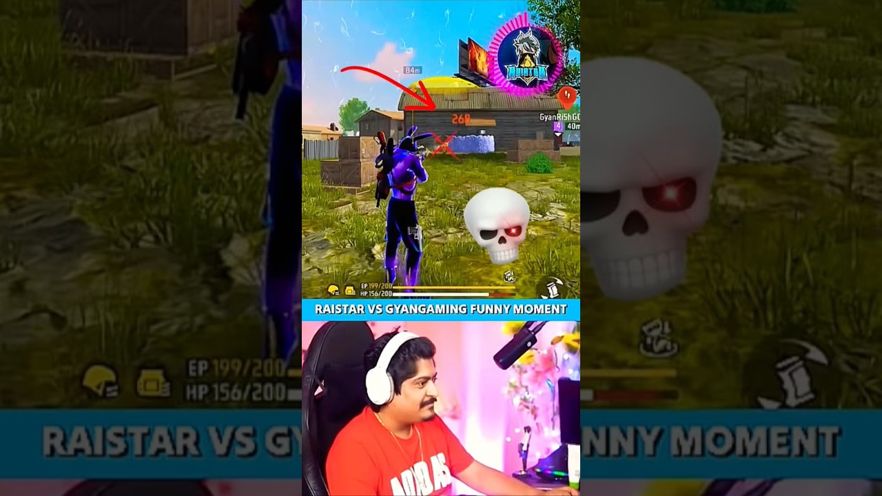 RAISTAR VS GYAN GAMING 4 VS 4 COME BACK AFTER 1 YEAR RAISTAR OPREACTION 