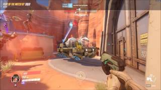 OVERWATCH: ROADHOG HOOKS D.VA MECH INTO HIS TEAM