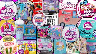 UNBOXING 30 BLIND BAGS! MINI VERSE! MINI BRANDS! DOORABLES! REAL LITTLES! SNACKLES! FOODIE SERIES 2!