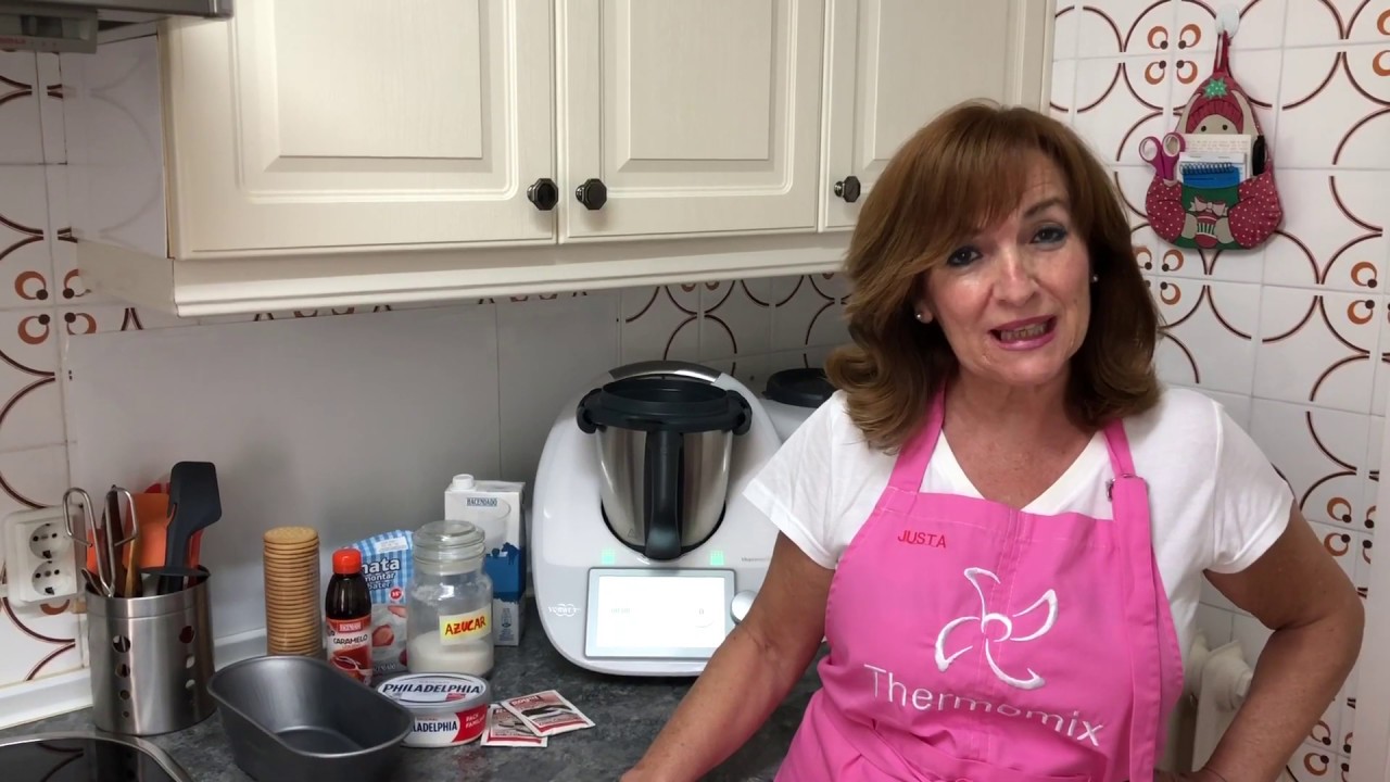 Pastel de queso al caramelo Con Thermomix Receta realzada por Justa