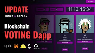 Blockchain Decentralized Voting DApp | Hardhat, Solidity, Next.js, IPFS & Smart Contracts 2024