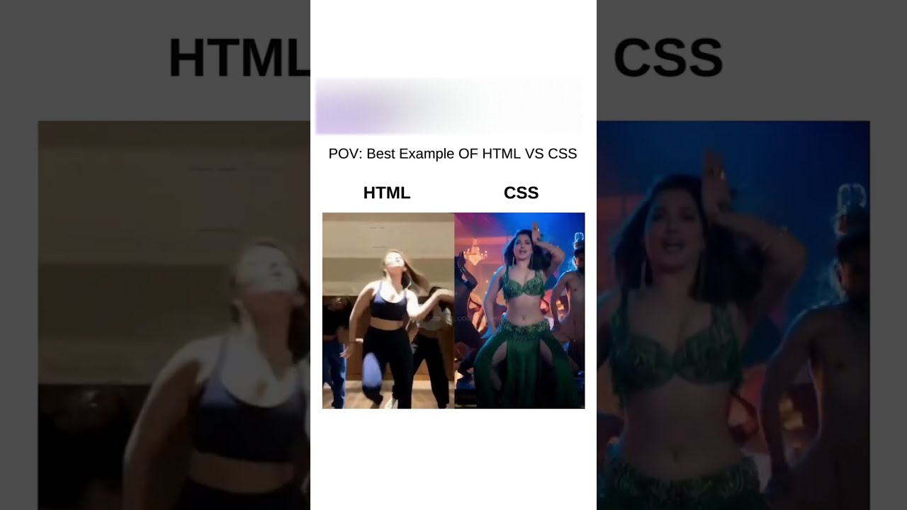 HTML VS CSS real life 🤣 