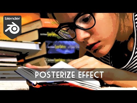 Blender Compositing VFX Tutorial : Posterize Effect [Node Editor]