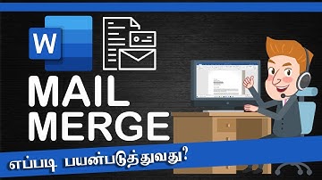 Mail Merge in word explained in Tamil