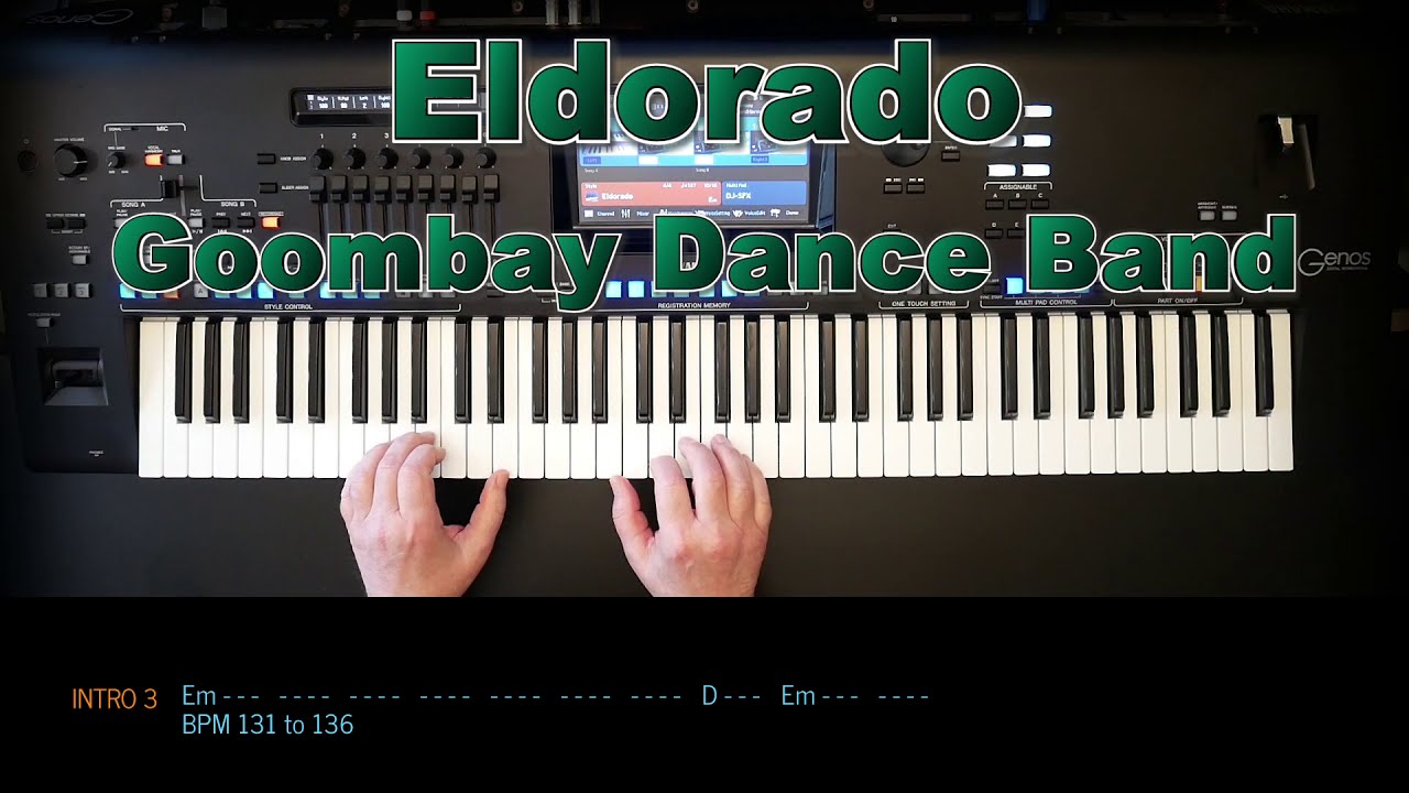 Eldorado - Goombay Dance Band, Cover, eingespielt mit titelbezogenem Style auf Yamaha Genos.