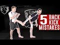 5 Common Mistakes with the Back Kick (ft. KWONKICKER)