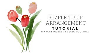 How to Add Depth Without Clutter | BEGINNER WATERCOLOR TUTORIAL