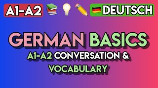 German for Beginners A1-A2 | 100+ Essential Phrases for Daily Life & Descriptions! screenshot 2