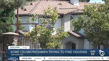Some CSUSM freshman scramble for housing weeks before semester begins