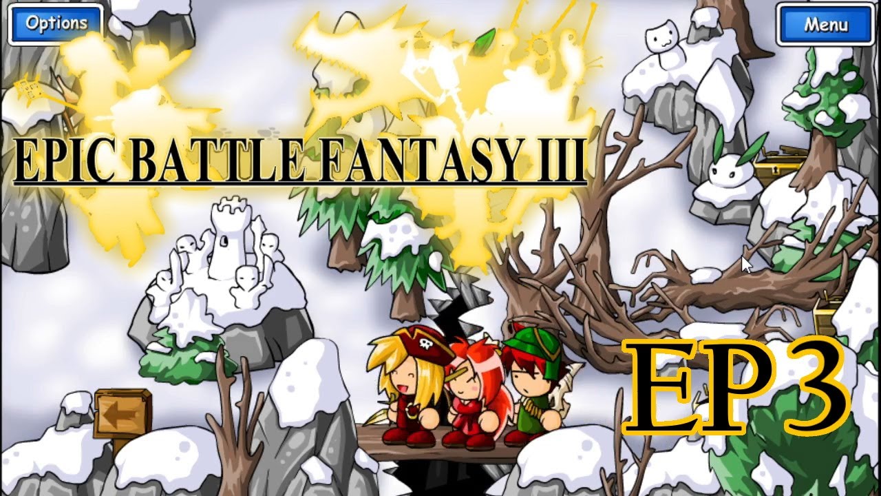 Epic Battle Fantasy 3 (Steam) - Full Play Glacier Valley [Epic Mode]