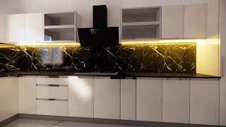 Simple yet stylish Modular kitchen In Chennai | Nolumbur