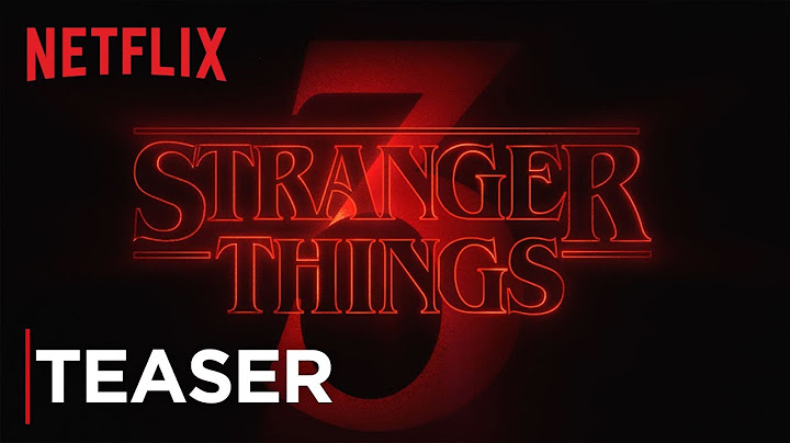 Stranger Things: Season 3 | Title Tease [HD] | Netflix