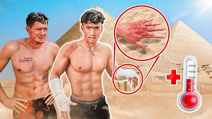 Consecuencias de viajar a Egipto con Gero Arias a 50ºC...🥵