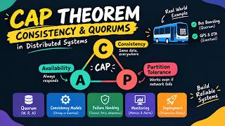 CAP Theorem, Consistency & Quorums Explained | Distributed Systems | Strong vs Eventual Consistency