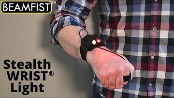 BEAMFIST Stealth WRIST® Light In Action!  |  The hands-free flashlight with a remote control switch.