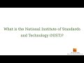 What is the national institute of standards and technology nist