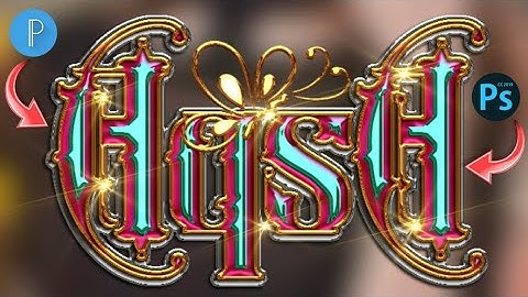 Glass Font dp editing how to make glass font editing ps touch pixlab step by step | Mazhar Edit