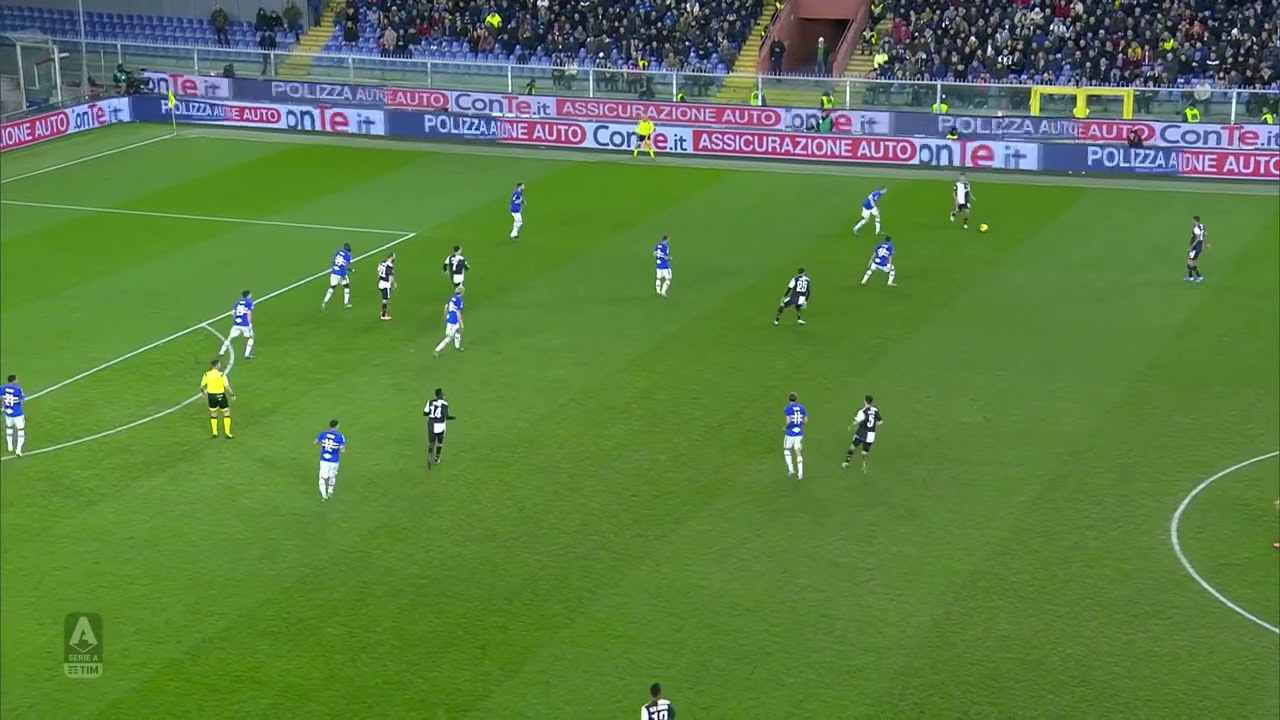 Ronaldo Scores Goal With Giant Leap!!! Sampdoria 1-2 Juventus - YouTube