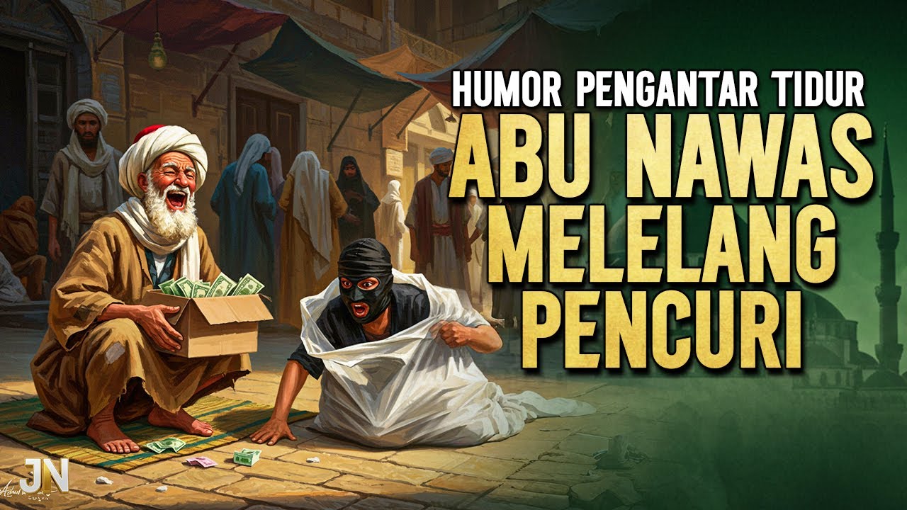 ABU NAWAS MELELANG PENCURI DI PASAR || CERITA LUCU PENGANTAR TIDUR