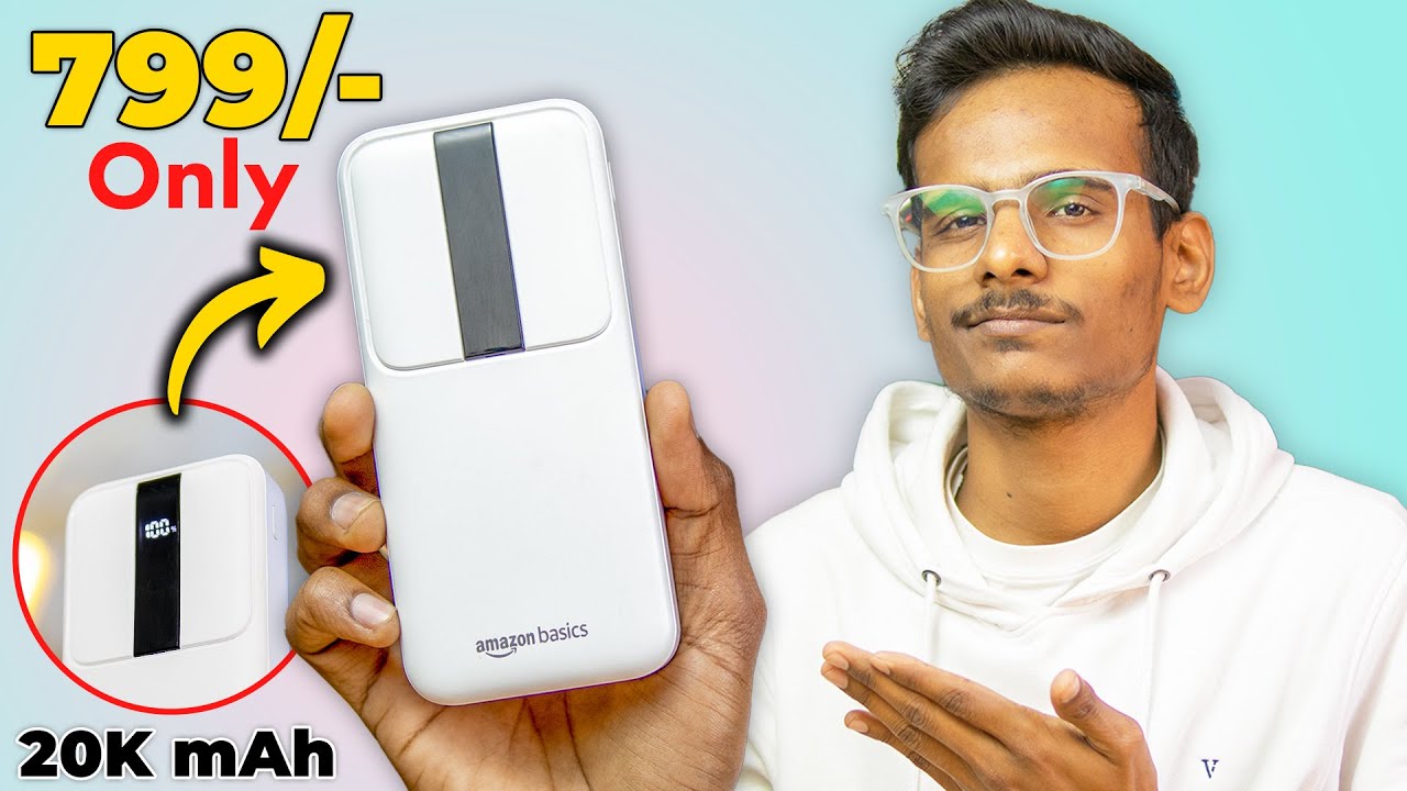 BEST Budget Power Bank - Amazon Basics Power Bank 20000mAh
