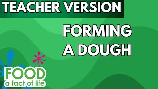 Forming a Dough (Teacher version)