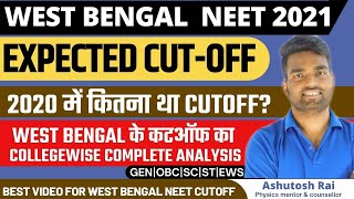 West Bengal NEET 2021 expected cutoff|West Bengal neet cutoff 2020|Neet 2020 wb cutoff|Bengal cutoff