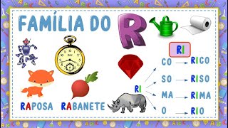 Família Silábica Do R Ra Re Ri Ro Ru Aprender A Ler E Escrever - Vila Educativa