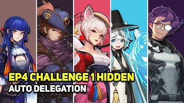 Crusaders Quest - EP4 Challenge 1 Hidden Auto Delegation - Yeowoodong Halla Robin Aubrey Frantz