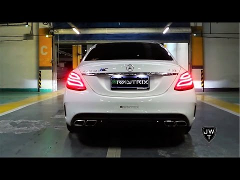 2017 Mercedes C63 AMG Sedan W/ Armytrix Valvetronic Exhaust! Revs & Acceleration Sounds!