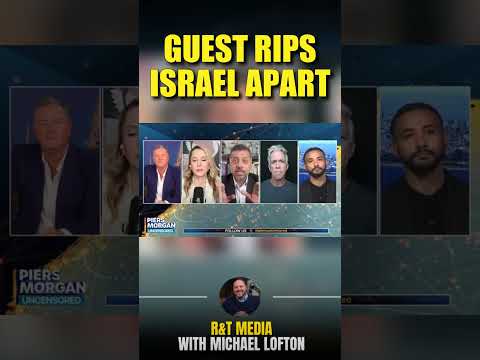 Piers Morgan Guest Rips Israel Apart