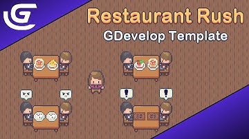GDevelop Restaurant Rush Template