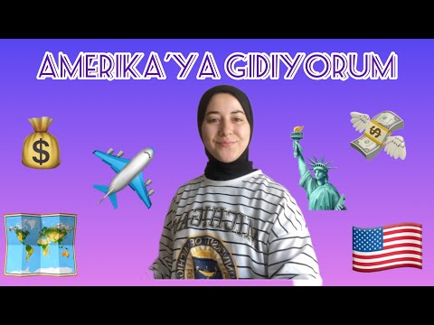 Amerika'ya gidiyorum!  Sohbet muhabbet valize neler koymalıyız? #workandtravel