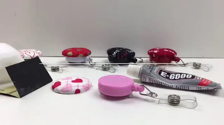 I Like Big Buttons! - How To Make Fabric Cover Button Badge Reels