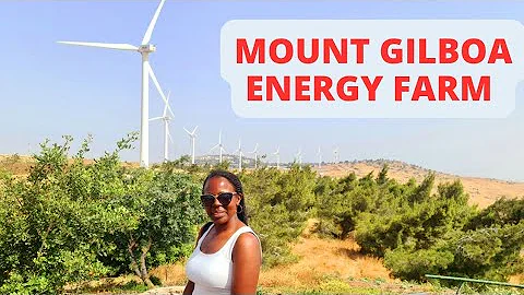 ISRAEL. Let's visit MOUNT GILBOA  Renewable Energy Wind Farm | King Saul Mount