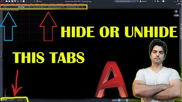 How to show files tab in Autocad - How to show layouts tabs in Autocad