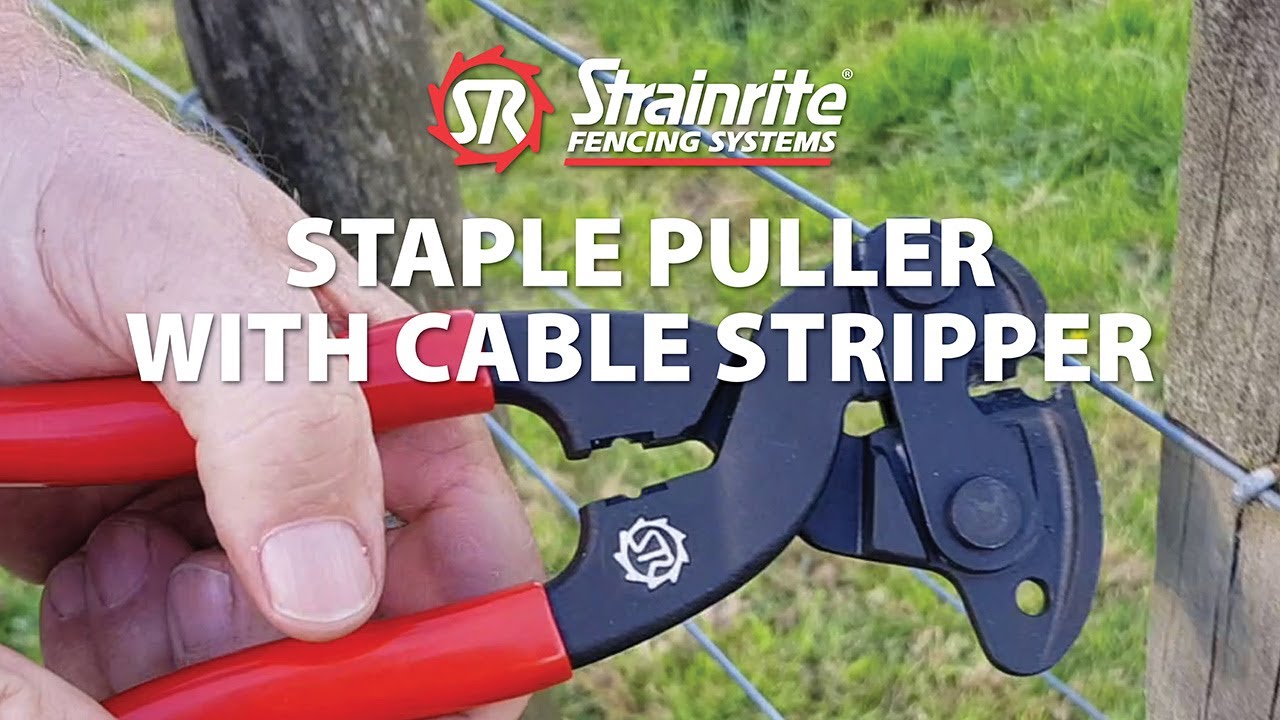 STRAINRITE Strainrite Staple Puller With Cable Stripper