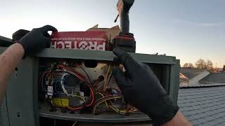 Rudd Achevier Furnace No Heat HVAC Control Board Troubleshooting and Replacement 3 Flashes 5 Flashes