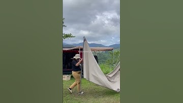 Naturehike Canopy Tent Setup #shorts #naturehike #camping #carcamping #asmr