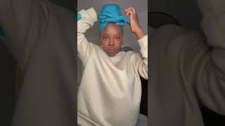 Headwrap tutorial #headwraptutorial #scarftutorial #youtubrshorts Headwrap Tutorial Headwraptutorial Scarftutorial Youtubrshorts
