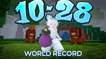 WORLD RECORD Solo Speedrun of 99 Night in the Forest Finding 4 Childrens – Full Gameplay (10:28)