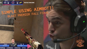 S1MPLE VAC ACTIVATED?! | BEST OF BLAST Premier Fall Final DAY ONE!