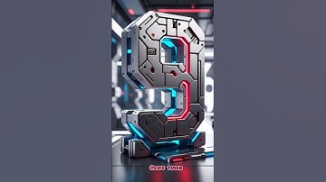 Sci-Fi Robo Countdown | 9 to 0 Digital Timer #10seconds #countdown #timer #shorts