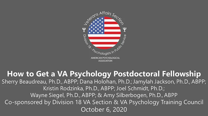 How to Get a VA Psychology Postdoctoral Fellowship