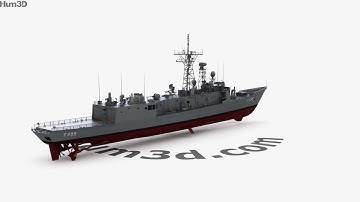 Oliver Hazard Perry-class frigate 3D model by 3DModels.org