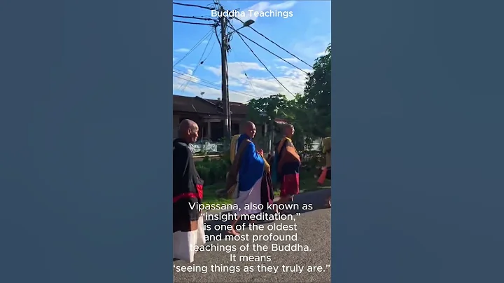 How to Practicing Vipassana Meditation in Daily Life - #shorts#shortsfeed#short#shortfeed#buddha